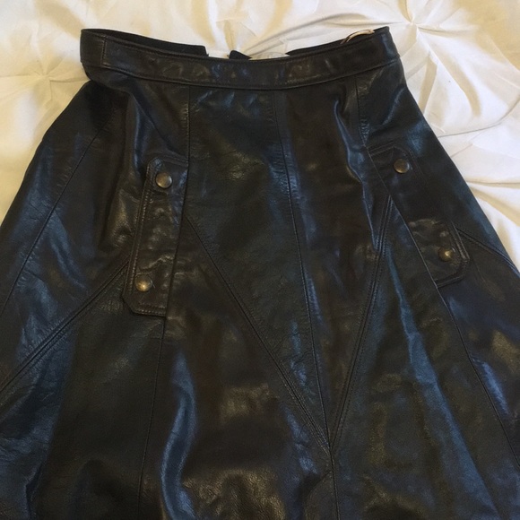 Chloé 2016 Runway Leather Maxi Skirt 36/38 - Picture 6 of 16